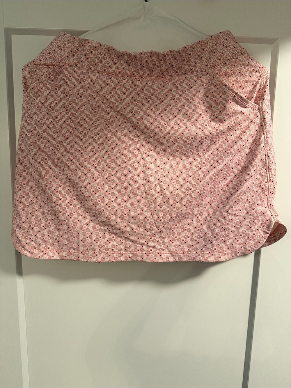 Peter Millar Pink Geometric Printed Golf Skort